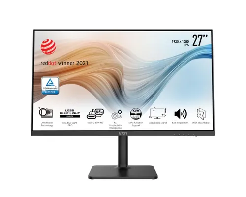 Monitor MSI Modern MD272P 27" Full HD IPS 75Hz 5ms