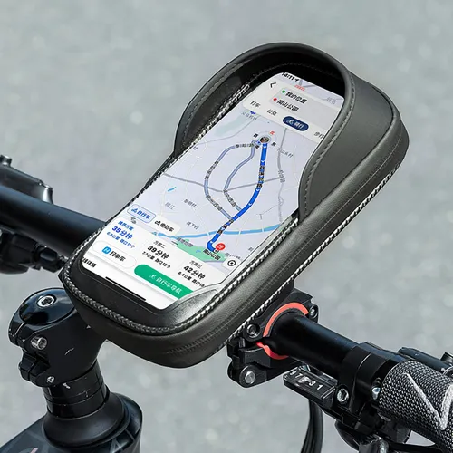 Torba rowerowa na kierownicę Rockbros 301101770001 WP Bike Phone Bag for 6.7" black