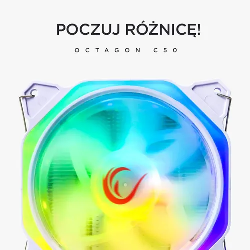 Chłodzenie CPU RAMPAGE Octagon C50 ARGB