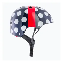 Kask rowerowy dziecięcy Hornit PolkaDot navy/white/red