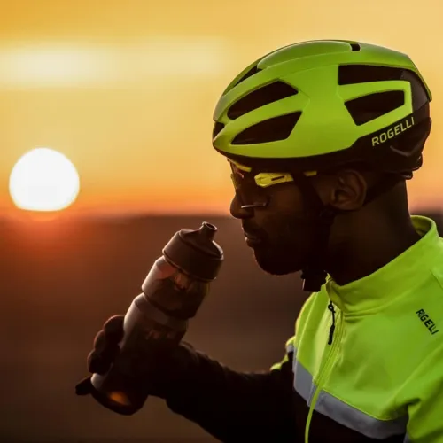 Kask rowerowy Rogelli Puncta żółty