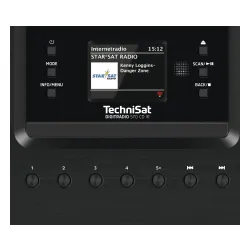 Radioodbiornik TechniSat DigitRadio 570 CD IR Radio FM DAB+ Internetowe Bluetooth Czarny