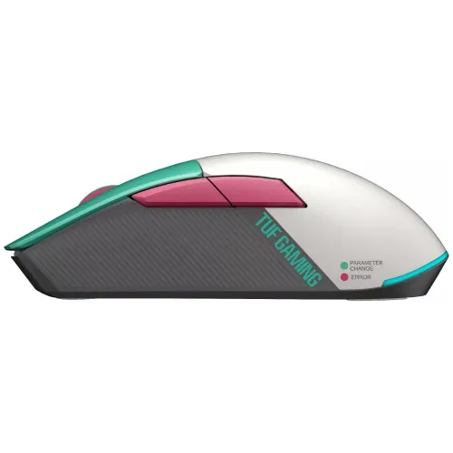 Myszka gamingowa Asus P521 TUF GAMING MINI bezprzewodowa 12000 dpi optyczna zielona