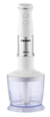 Blender Raven EBR008 1300W Rozdrabniacz Końcówka do ubijania Spieniacz do mleka