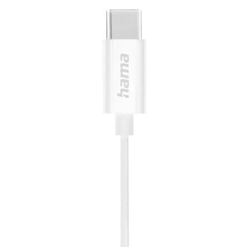 Słuchawki przewodowe Hama Season II Douszne USB-C Biały