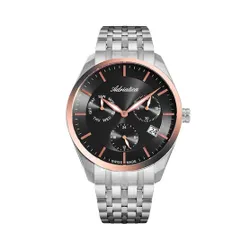 Adriatica A8309 saati.R116qf Silver / Black