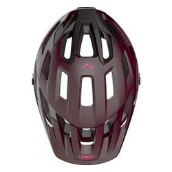 Kask rowerowy ABUS Moventor 2.0 Wildberry Czerwony MTB (rozmiar L)