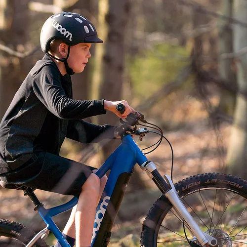 Kask rowerowy dziecięcy woom Kids black