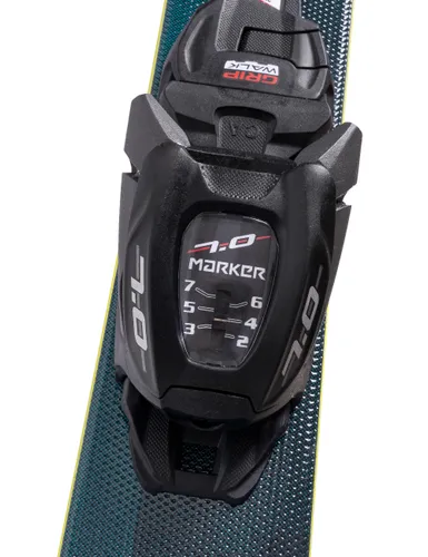 Narty dziecięce VOLKL DEACON JR PRO + wiązanie MARKER VMOTION 7.0 z GRIP WALK - Długość (cm) - 130