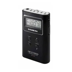 Радиоприемник SANGEAN POCKET 120 DT-120 FM-радио Черный