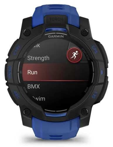 Smartwatch Garmin Instinct 3 AMOLED 45mm GPS Czarno-niebieski