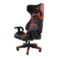 Fotel E-BLUE Cobra Bluetooth EEC310 Gamingowy do 120kg Skóra ECO Czarno-czerwony