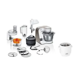 Robot planetarny Bosch MUM5XW40 1000W Maszynka do mielenia Przystawka do lodów Rozdrabniacz Wyciskarka do cytrusów Blender kielichowy