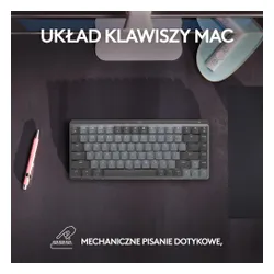 Klawiatura mechaniczna Logitech MX Mechanical Mini dla Mac - space gray