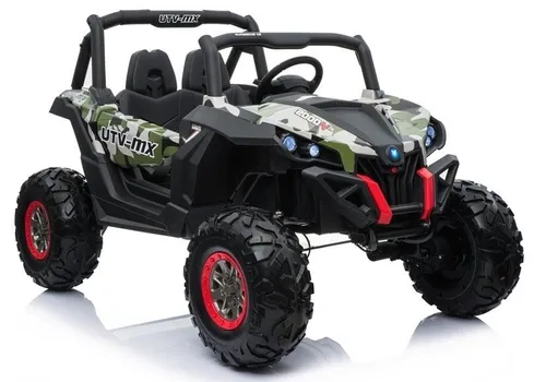 Auto Na Akumulator Dla 2 Dzieci Jeep Xmx603 Buggy 4X4 Pilot Skóra Eva LED MP3
