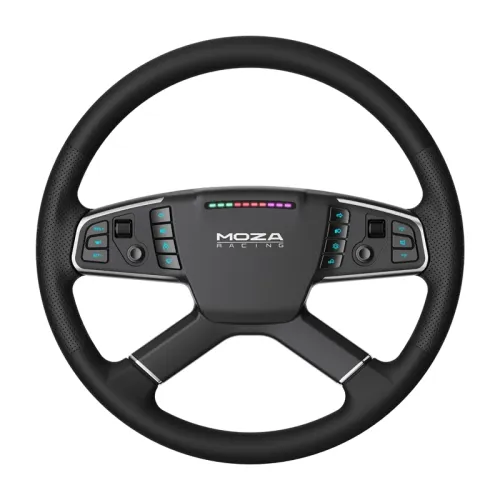 Kierownica MOZA Racing RS07 do PC Zestaw gamingowy (baza R5 + kierownica ciężarowa TSW + pedały SRP-Lite + zaciski)