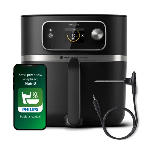 Аэрогриль Philips OVI Smart 2.0 Combi XXL Connected HD9880 / 90 2200W 8.3 l мобильное приложение