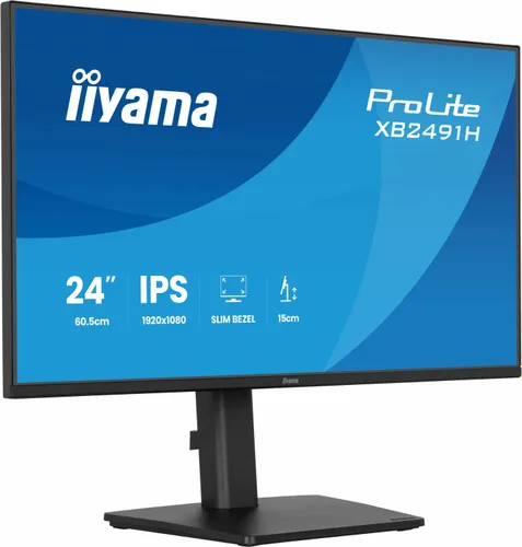 Monitor IIYAMA ProLite XB2491H-B1 23.8" 1920x1080px IPS 120Hz 1 ms [MPRT]