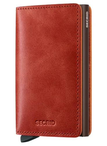 Карманный кошелек Secrid Slimwallet Vintage - оранжевый