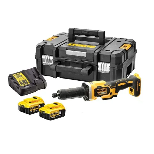 DeWalt DCG426P2 Kablosuz Doğrudan öğütücü + 2 x pil + şarj cihazı + Kılıf