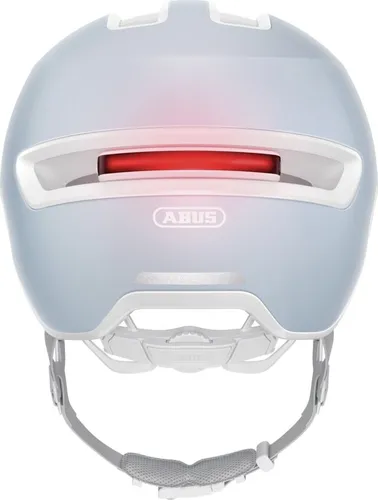Kask rowerowy ABUS Hud-y Pure Niebiesko-biały Miejski (rozmiar L)