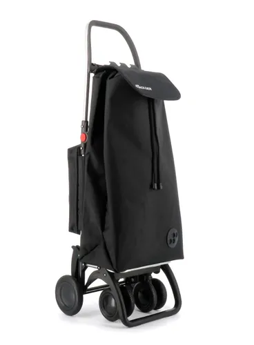 Rolser and Max Thermo Zen 4-wheel Folding coș de cumpărături-negru