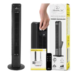 Wentylator MISSION AIR Tower Fan Czarny
