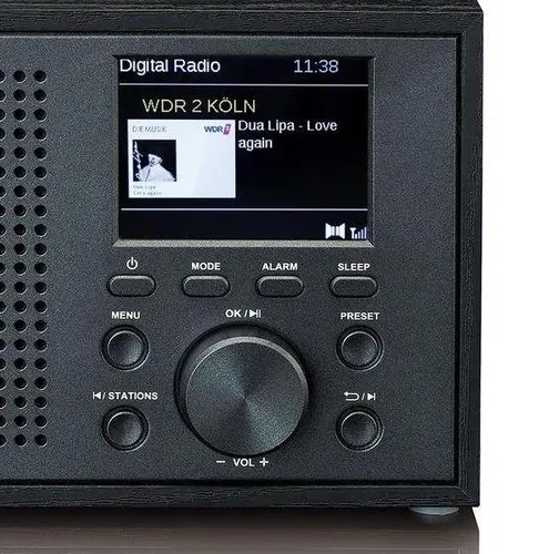 Radioodbiornik Lenco DAR-017BK Radio FM DAB+ Bluetooth Czarny