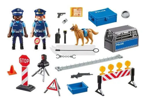 PLAYMOBIL 6924 Blokada policyjna