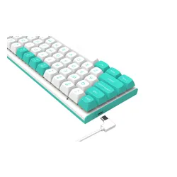 Klawiatura magnetyczno-mechaniczna Redragon K683WB-RGB FIDD Biało-zielony