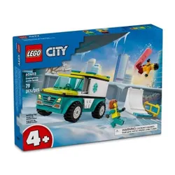 LEGO City 60403 скорая помощь и сноубордист