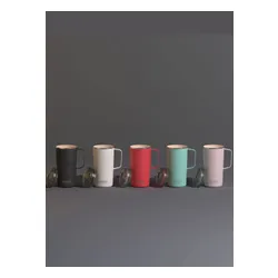 Kubek termiczny ceramiczny Asobu Tower 0,59 l - black