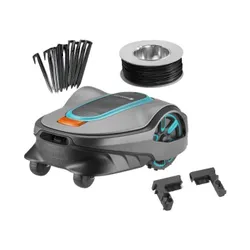 Robot koszący GARDENA Sileno Life 750 + Szczotki do kół GARDENA 4030-20
