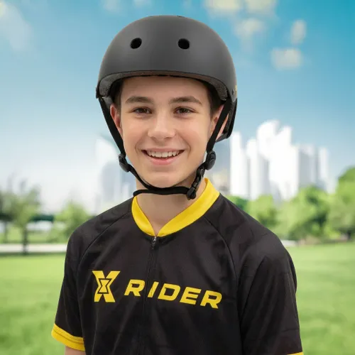 Kask XRIDER XRBH005M Czarny Miejski (rozmiar M)