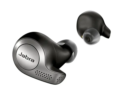 Słuchawki bezprzewodowe Jabra Elite 65t Dokanałowe Bluetooth 5.0 Titanium black