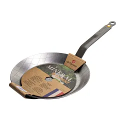 DE BUYER Mineral B Element 24 cm grafitowa - patelnia stalowa