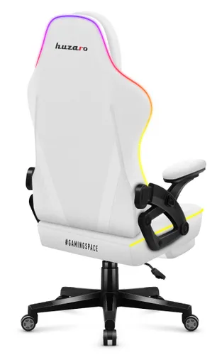 Fotel HUZARO Force 4.6 RGB Biały