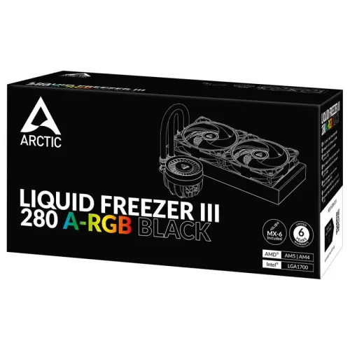 Chłodzenie Arctic Liquid Freezer III 280 A-RGB Czarny