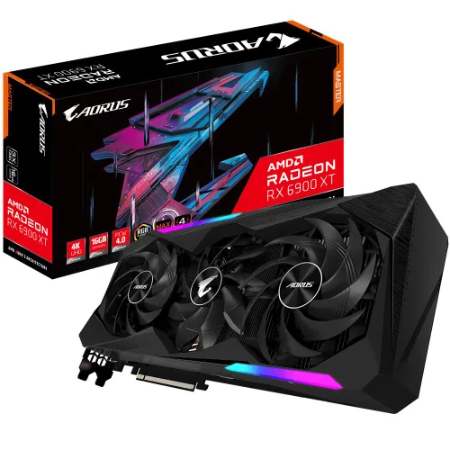 Karta graficzna Gigabyte AORUS Radeon RX 6900 XT MASTER (rev. 2.0) 16GB GDDR6 256bit