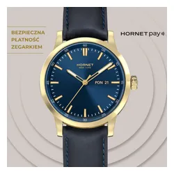 Zegarek HORNET Serena NFC 40mm Złoto-granatowy