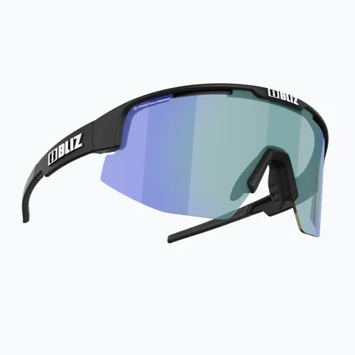 Okulary przeciwsłoneczne Bliz Matrix Nano Optics Photochromic matt black/brown blue multi