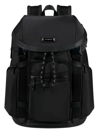 Рюкзак городской Samsonite Relyon Backpack 15,6" с клапаном - чёрный