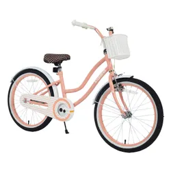 Rower dziecięcy INDIANA Pretty 20 cali dziewczynki Brzoskwiniowy