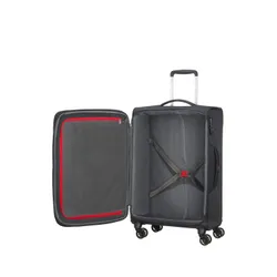 American Tourister Crosstrack Orta Bavul-gri / kırmızı