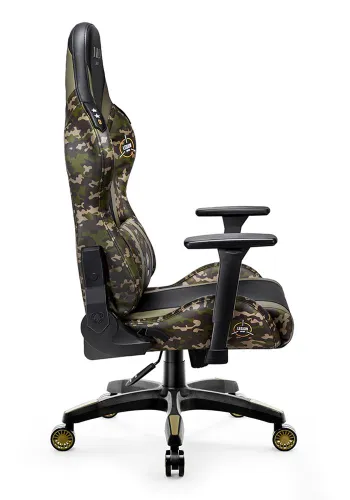 Fotel Diablo Chairs X-Horn 2.0 Normal Size Legion Gamingowy do 160kg Skóra ECO Czarno-zielony