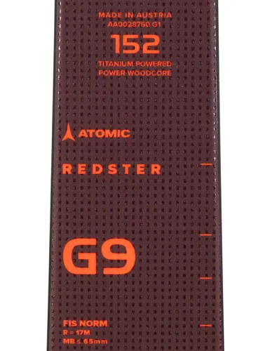 Narty gigantowe juniorskie ATOMIC REDSTER G9 FIS REVOSHOCK S + wiązanie ATOMIC X12 - komórki zawodnicze - Długość (cm) - 152