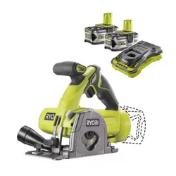 Pilarka tarczowa RYOBI R18MMS-0 + Akumulator RYOBI RC18150-250 5Ah 18V + Ładowarka