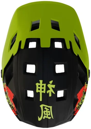 Kask KAMIKAZE Ronin Zielony Full Face (rozmiar L)