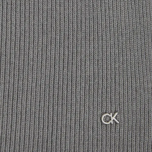 Eșarfă tricotată Calvin Klein Re-Lock 30x180 K60K611128 Mid Grey Heather P4A