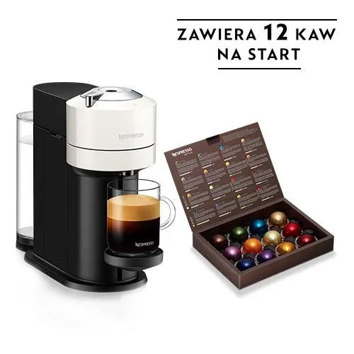 Кофемашина для капсул DeLonghi Nespresso Vertuo Next ENV120.W